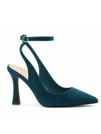 Women's Slingback Pointed Toe Heels Closed Toe Ankle Strap Formal Dress Pumps Shoes