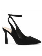 Ladies Pointed Toe Slingback Heels Closed Toe Ankle Strap Wedding & Evening Pumps