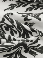 Baroque Print One-Piece Swimsuit & Sarong Set