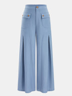 Linen-Blend Sleeveless Top & Pants Set