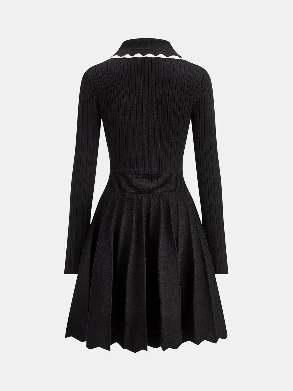 Ribbed Polo Dress