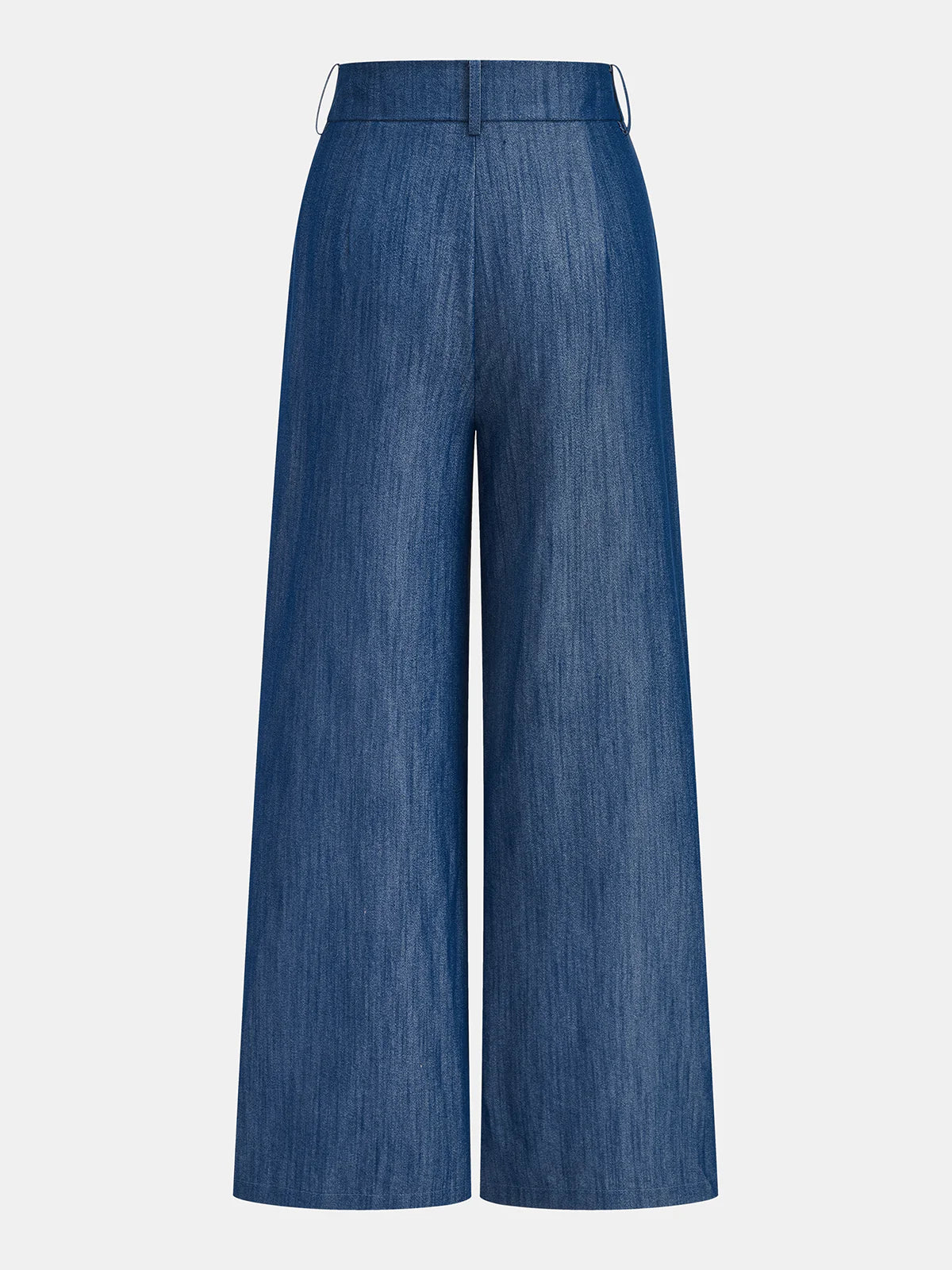 Cross-Tie Crop Top & Wide-Leg Pants Set