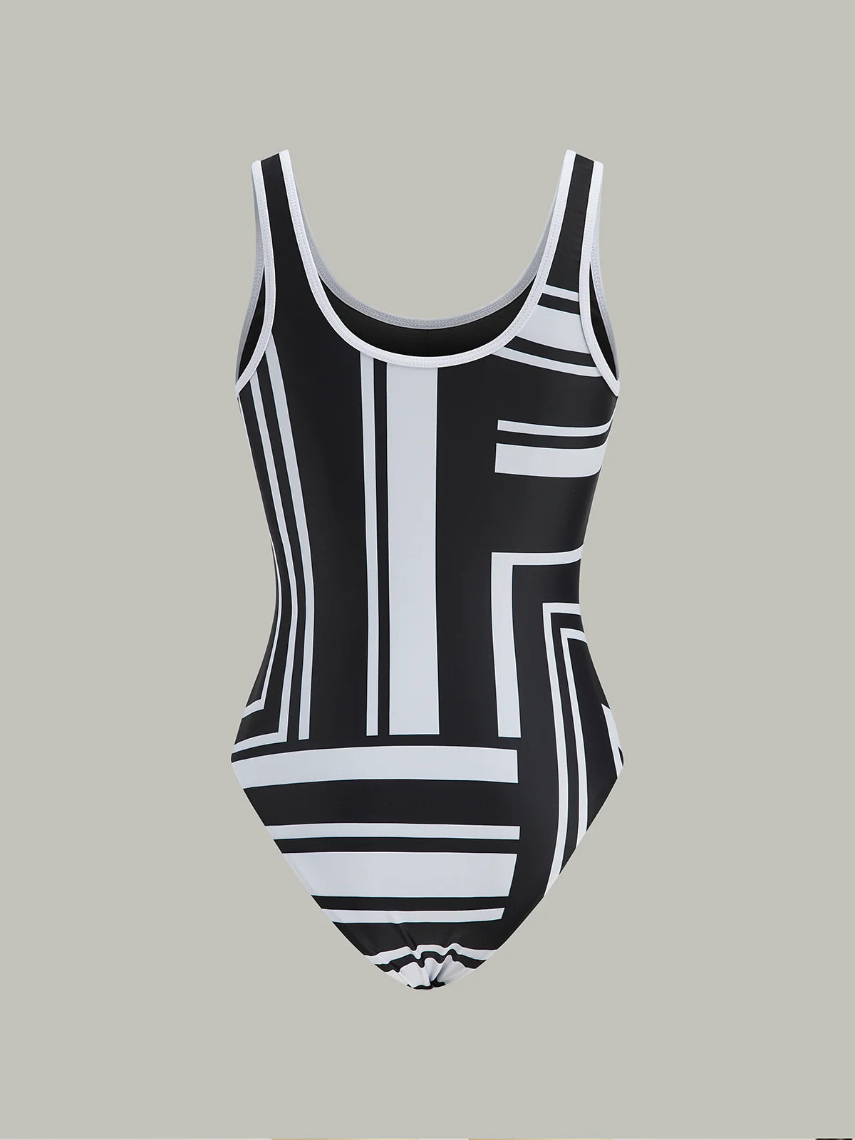 Geometric Print One-Piece Swimsuit