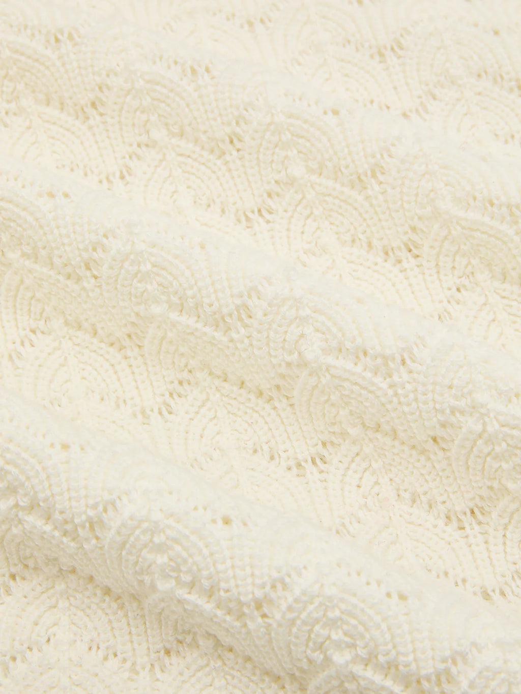 Bishop Sleeve Crochet Knit Maxi Dress