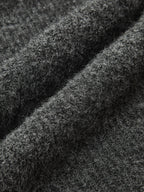 Wool-Blend Fuzzy Midi Dress