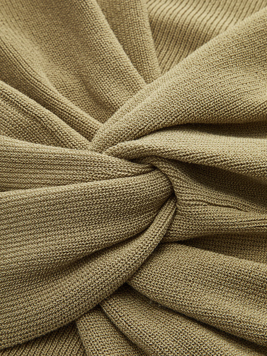 Knit Twist-Front Tank Top