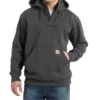 Rain Defender Loose Fit Heavyweight Quarter-Zip Carbon Heather Hoodie