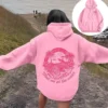 pink palm puff hoodie 2024